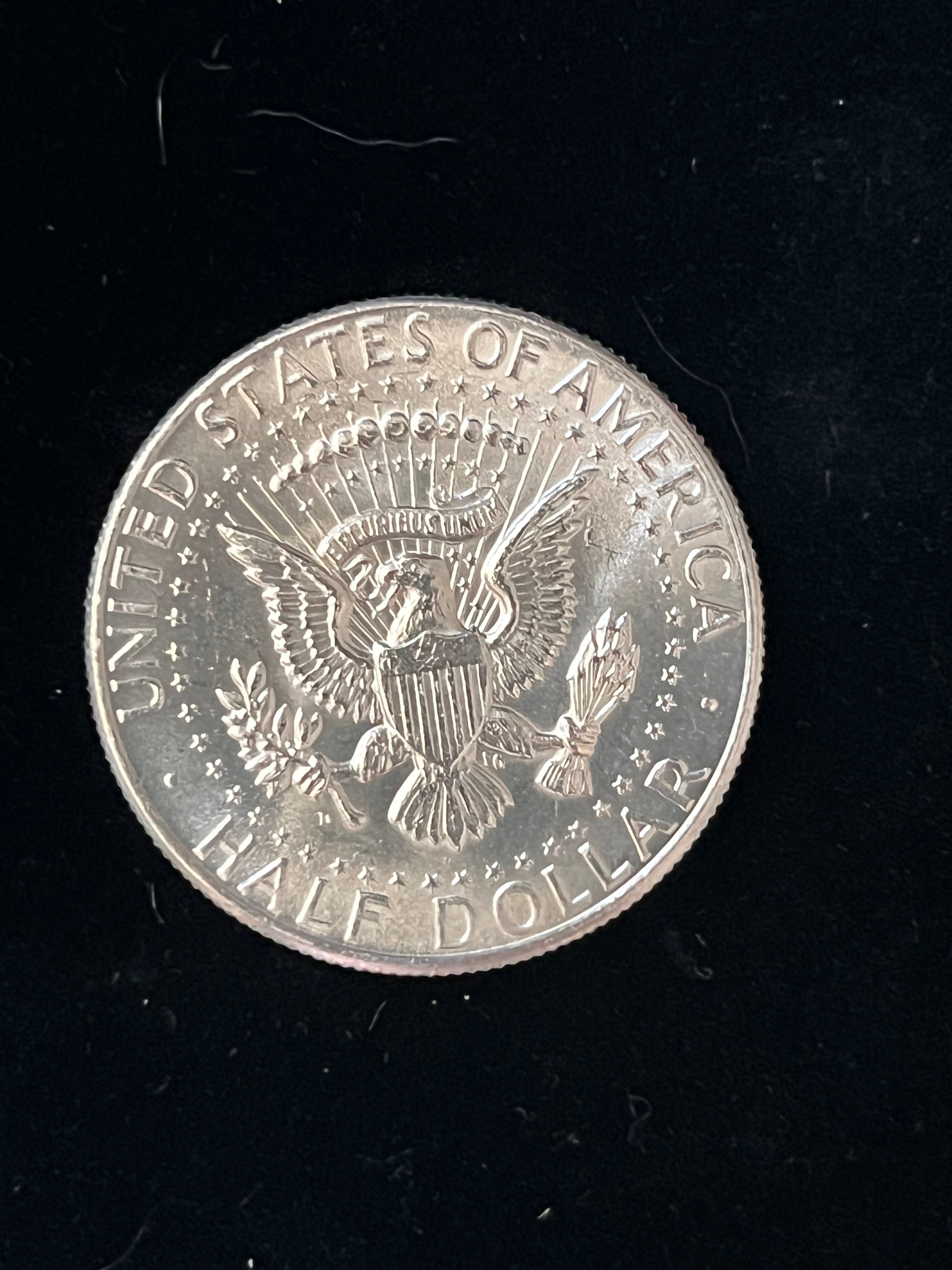 1964 United States Kennedy Half Dollar (90% Silver) single BU