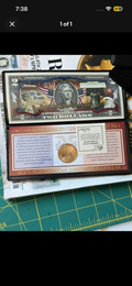 2$ Bill set With Iowa Innovation coin 250th Edition