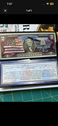 2$ bill 250th Anniversary Edition