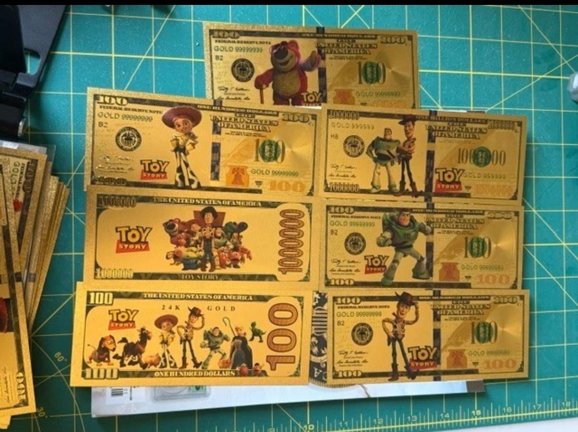 Toy Story Collectable Gold Foil Set