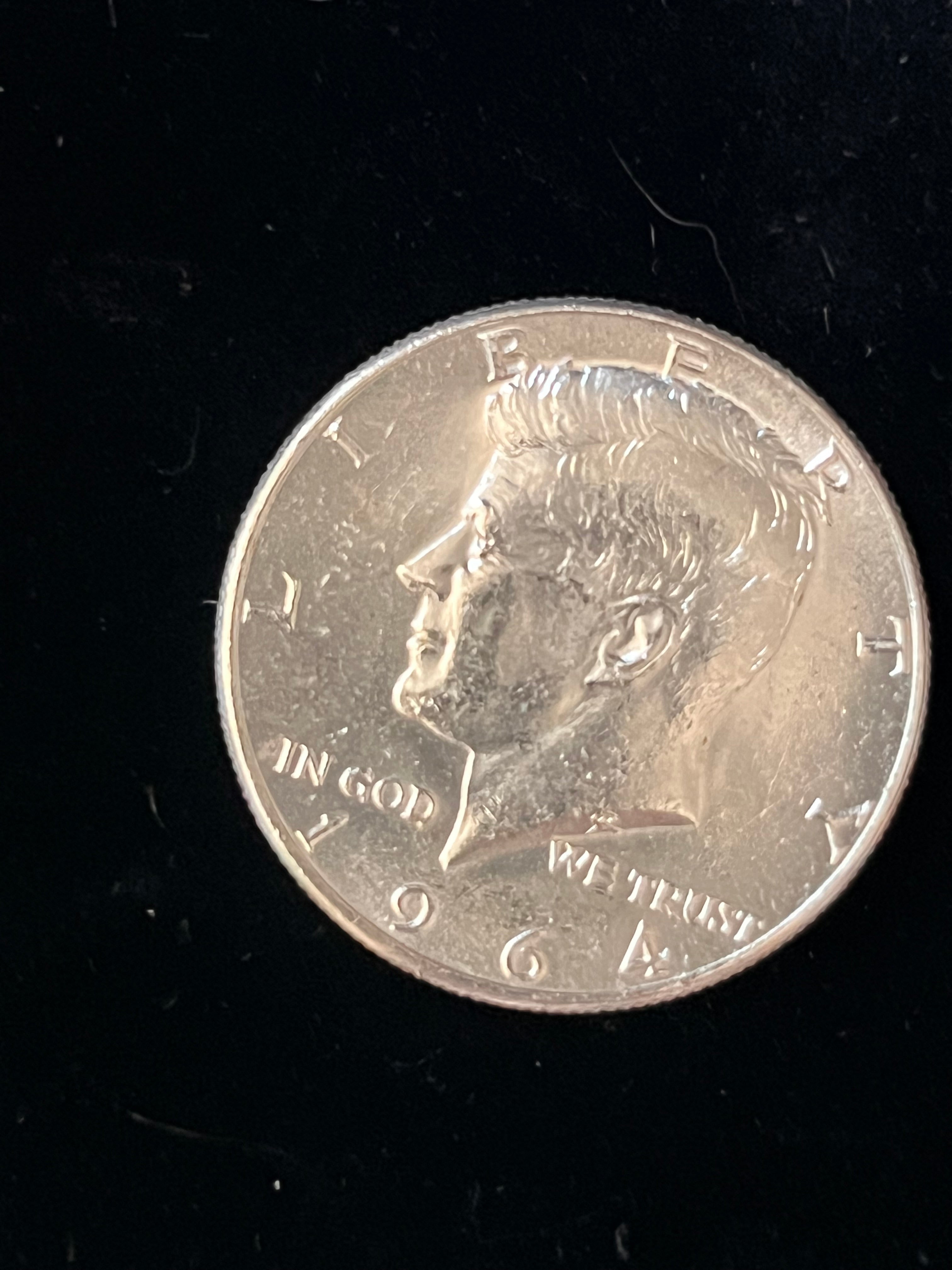 1964 United States Kennedy Half Dollar (90% Silver) single BU