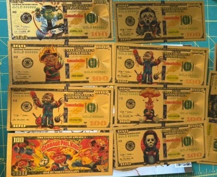 Garbage Pail Kids Horror Gold Foil Set