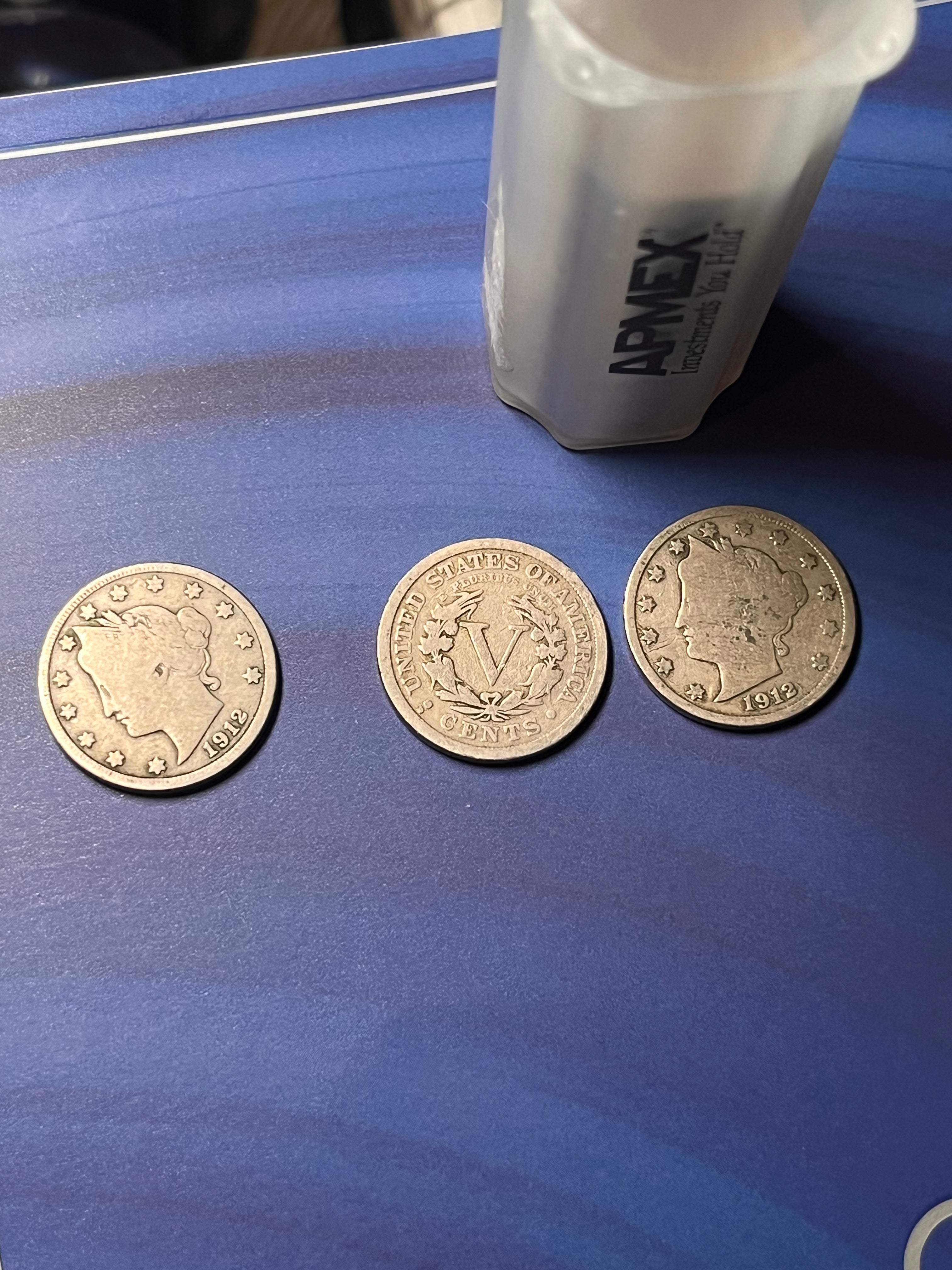 V nickel roll