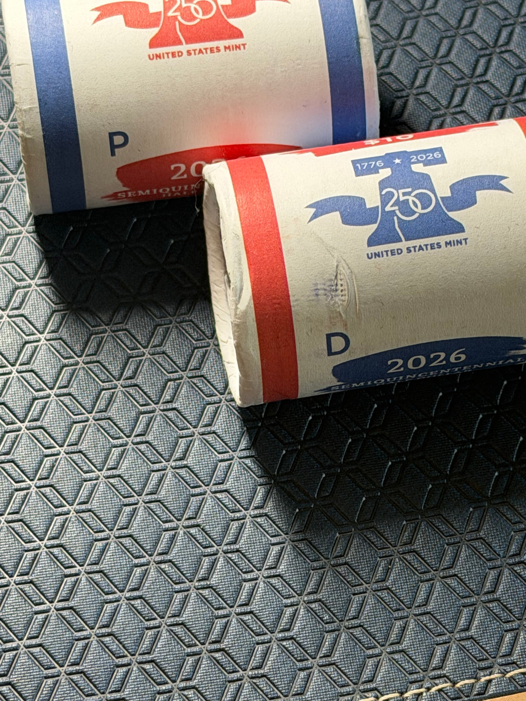 026 Semiquincentennial Half Dollar 2-Roll Set (P & D) – "Enduring Liberty" America 250th Anniversary – Original US Mint Wrapped