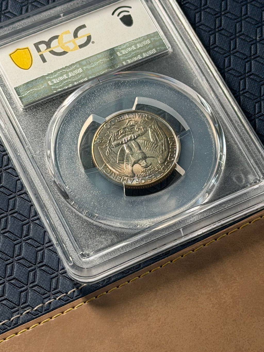 1996-P Washington Quarter – PCGS Graded MS Mint State – Beautiful Natural Toning